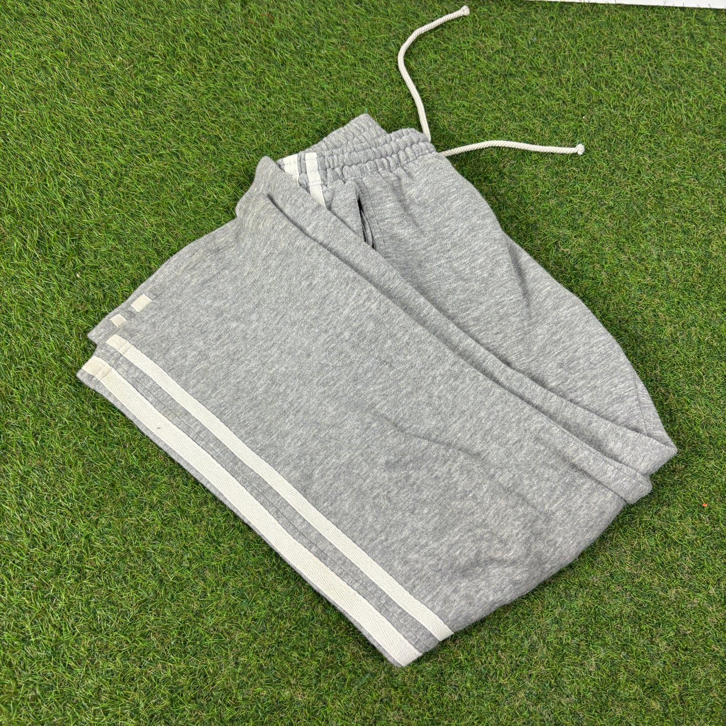 90s Piping Cotton Joggers Grey XS