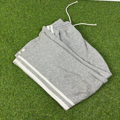 90s Piping Cotton Joggers Grey XS