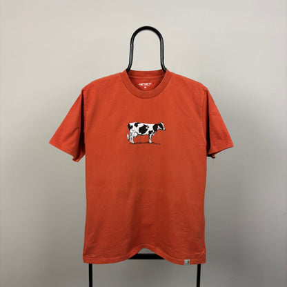 00s Carhartt Ranch T-Shirt Orange Medium