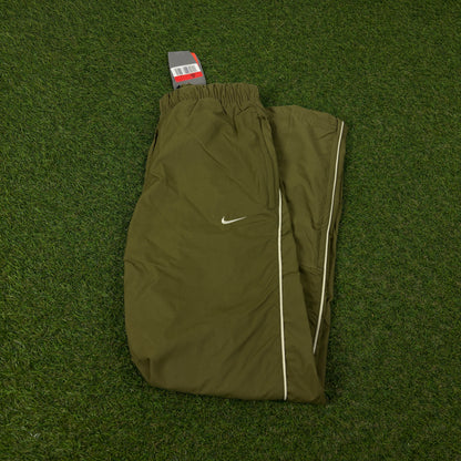 00s Nike Piping Joggers Green XS