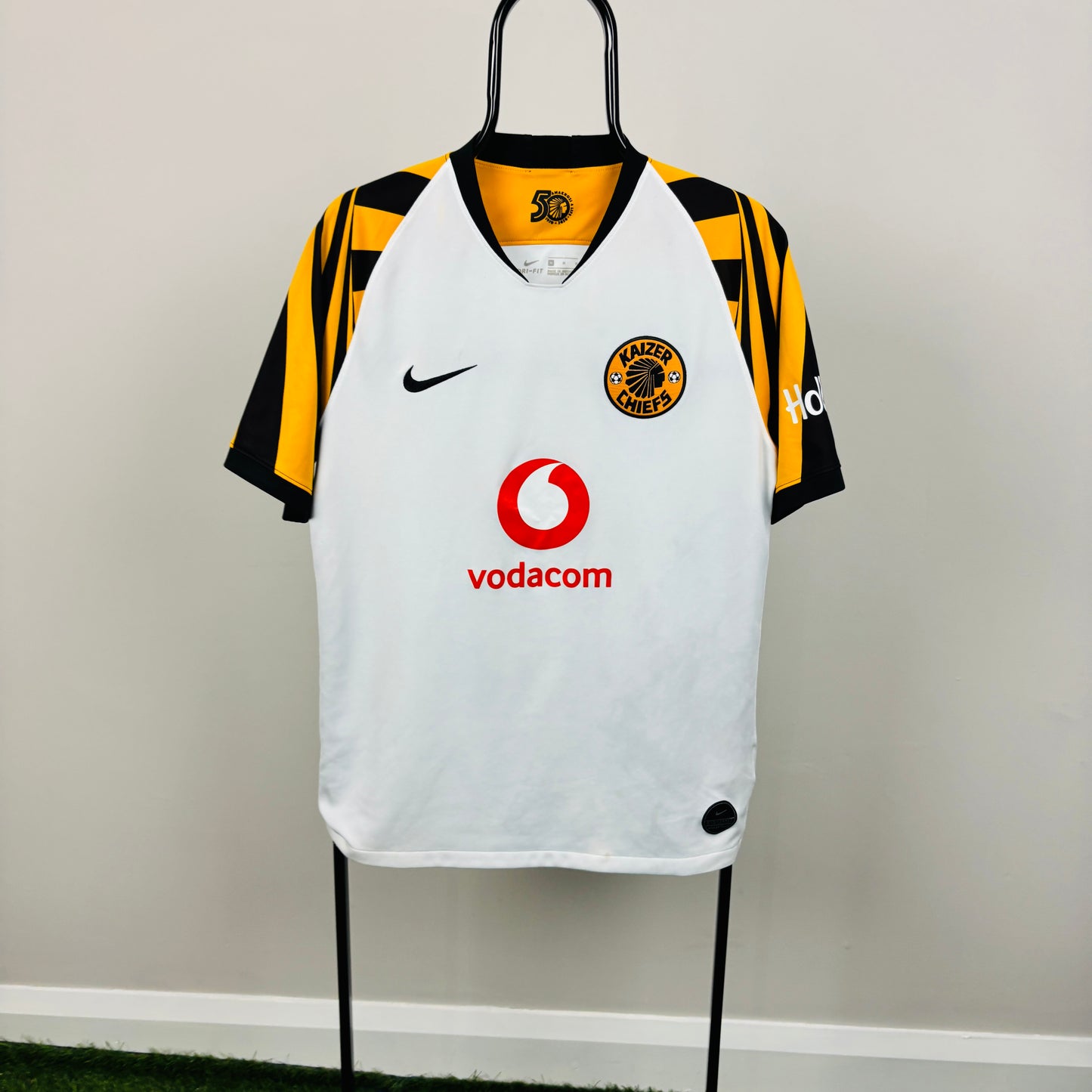 00s Nike Kaiser Chiefs Football Shirt T-Shirt White Medium