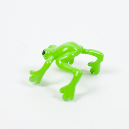 Retro Adjustable Frog Ring Silver