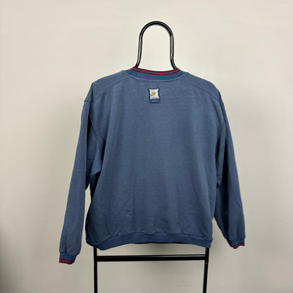 90s Nike Sweatshirt Blue Medium
