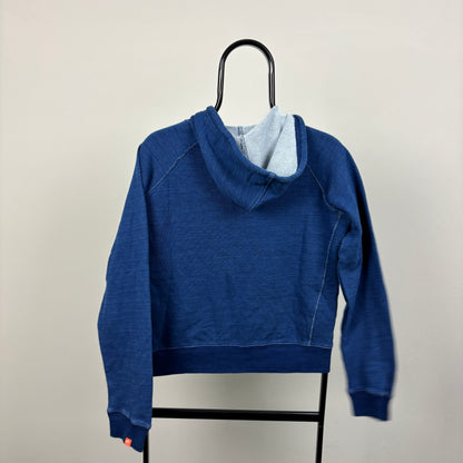 00s Nike Zip Hoodie Blue Women’s Large
