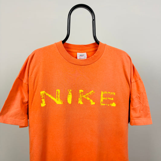 90s Nike T-Shirt Orange Large