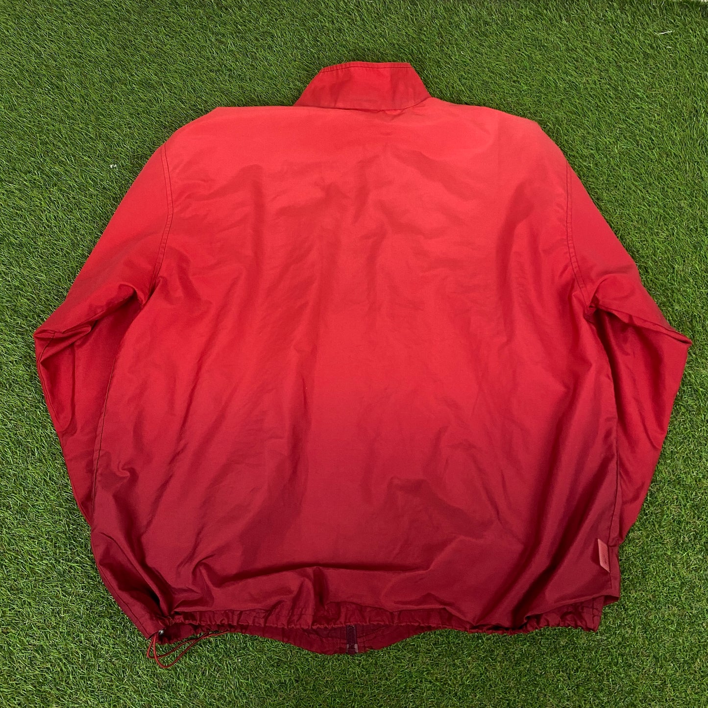 00s Nike Ombre Windbreaker Jacket + Joggers Set Red Medium