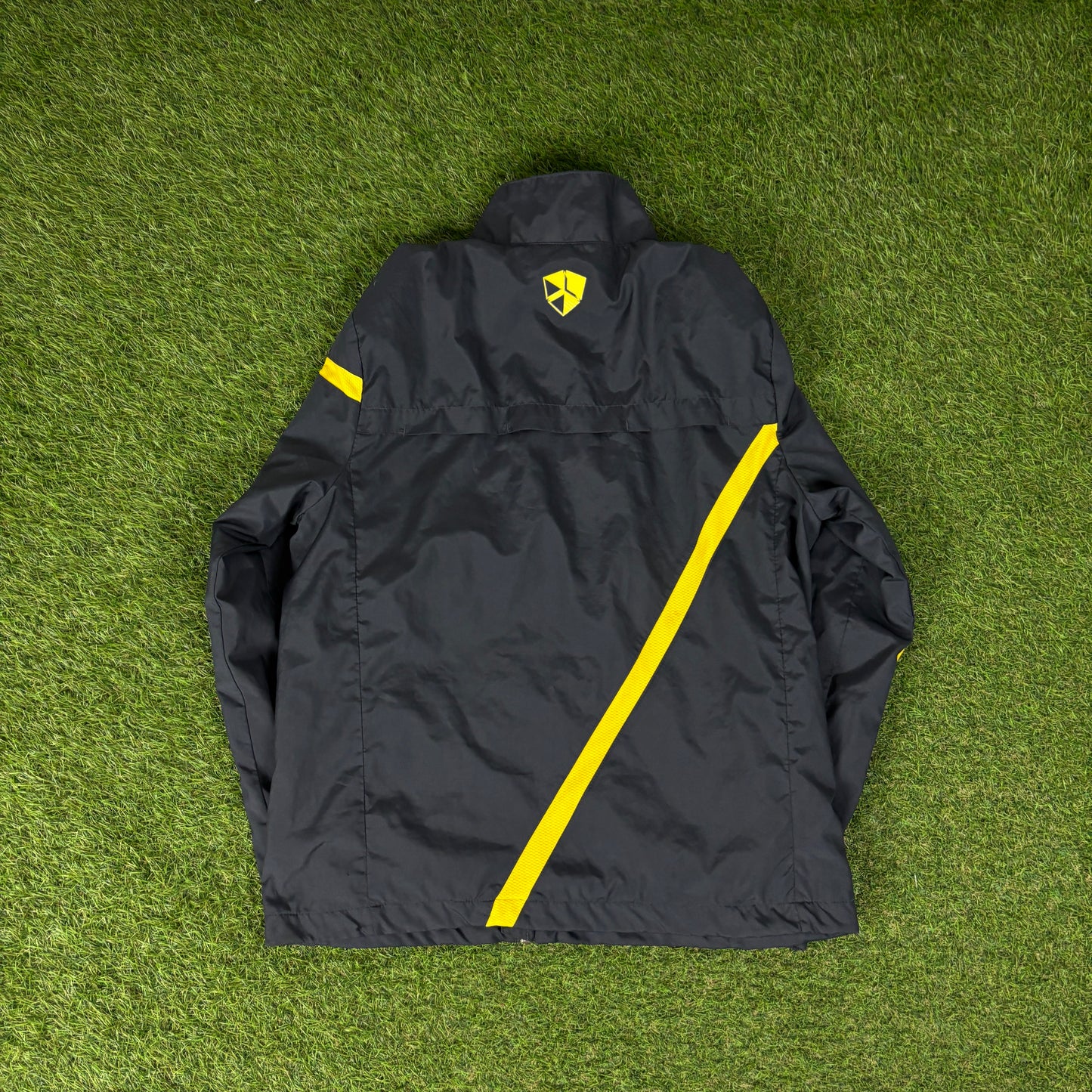 00s Nike Barcelona Windbreaker Jacket + Joggers Tracksuit Set Grey XS