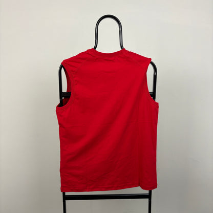 00s Nike Vest T-Shirt Red Small