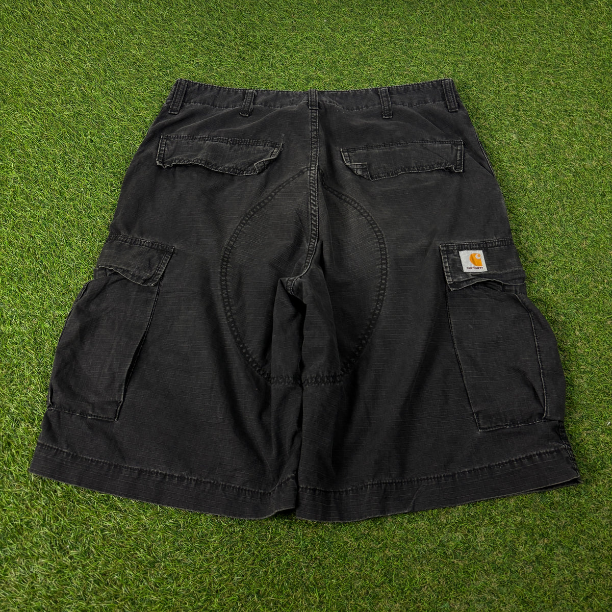 00s Carhartt Cargo Shorts Black Large