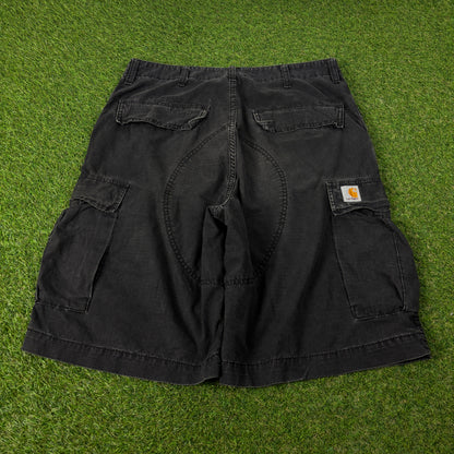 00s Carhartt Cargo Shorts Black Large