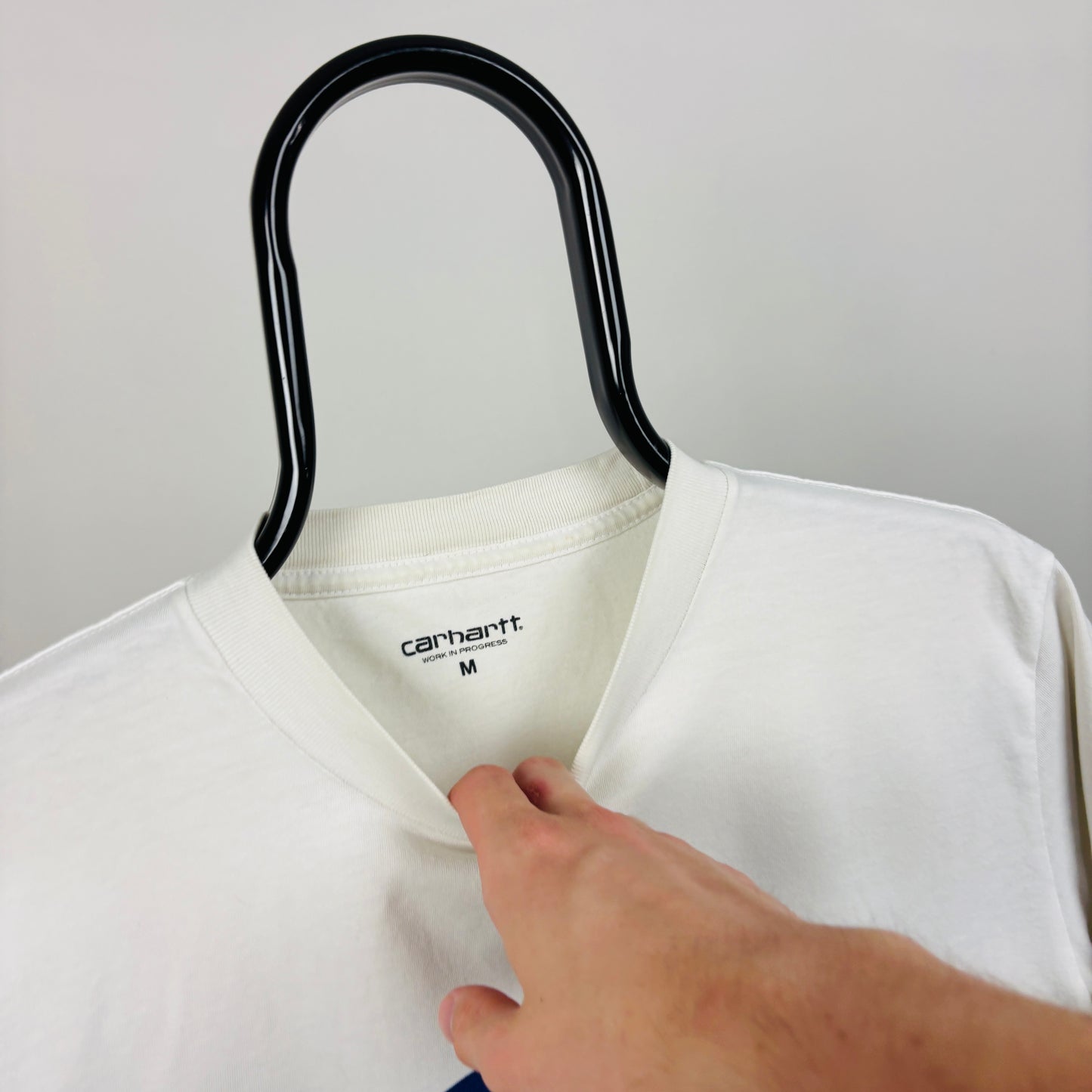 00s Carhartt Old Tunes T-Shirt White Medium