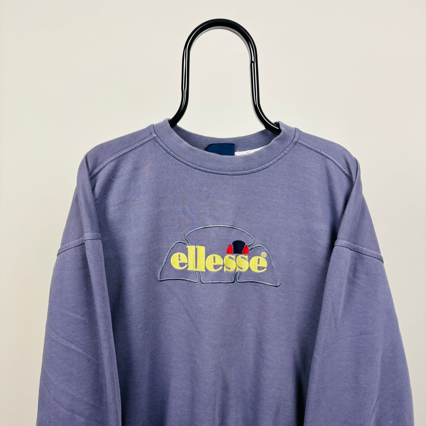 90s Ellesse Sweatshirt Purple Medium