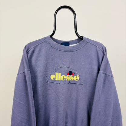 90s Ellesse Sweatshirt Purple Medium