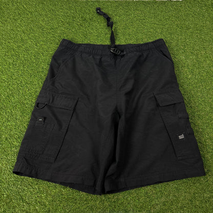 00s Nike ACG Cargo Shorts Black Small