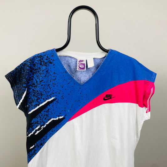 90s Nike Challenge Court T-Shirt Blue Womens Large