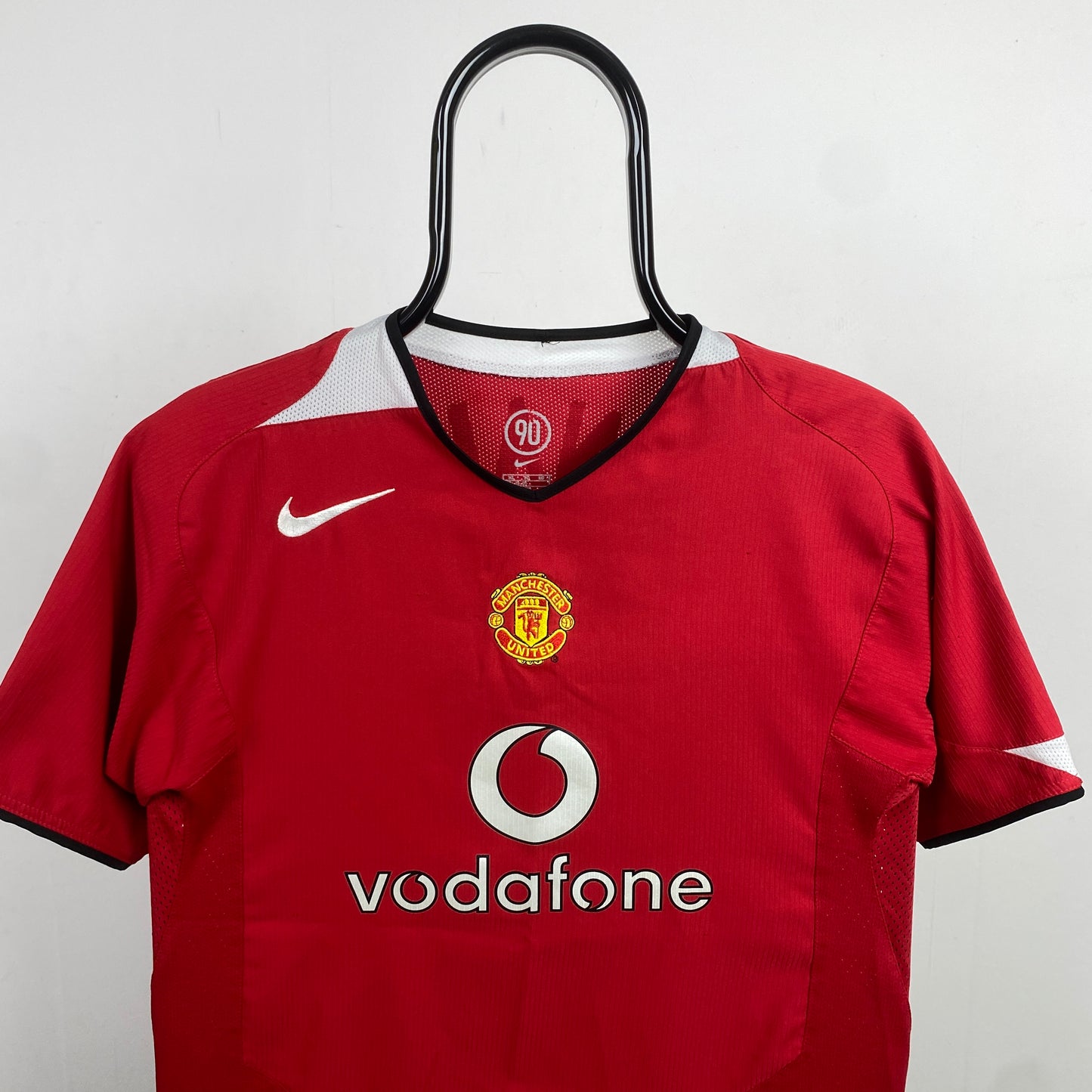 00s Nike Manchester United Ronaldo Football Shirt T-Shirt Red Small