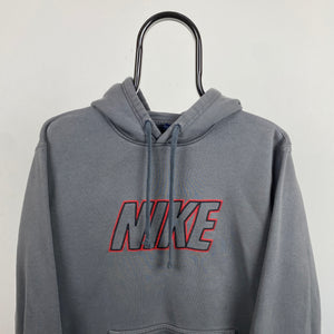00s Nike Hoodie Grey Medium
