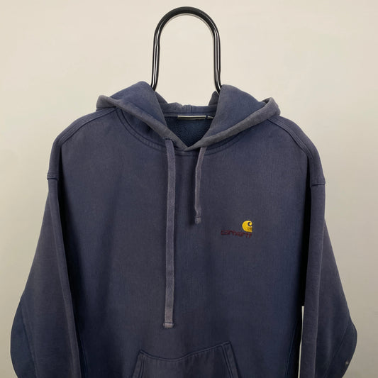 00s Carhartt Hoodie Blue XL