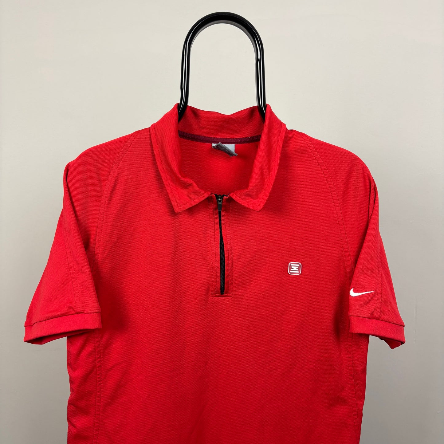 00s Nike Shox Polo Shirt T-Shirt Red Medium