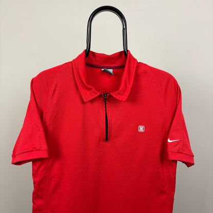 00s Nike Shox Polo Shirt T-Shirt Red Medium