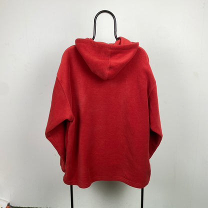 00s Nike Heavyweight Fleece Hoodie Red XL