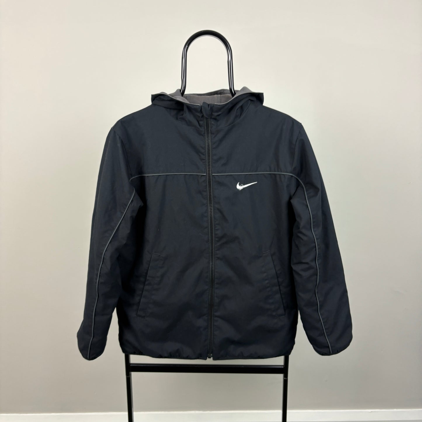00s Nike Reversible Piping Jacket Black XS