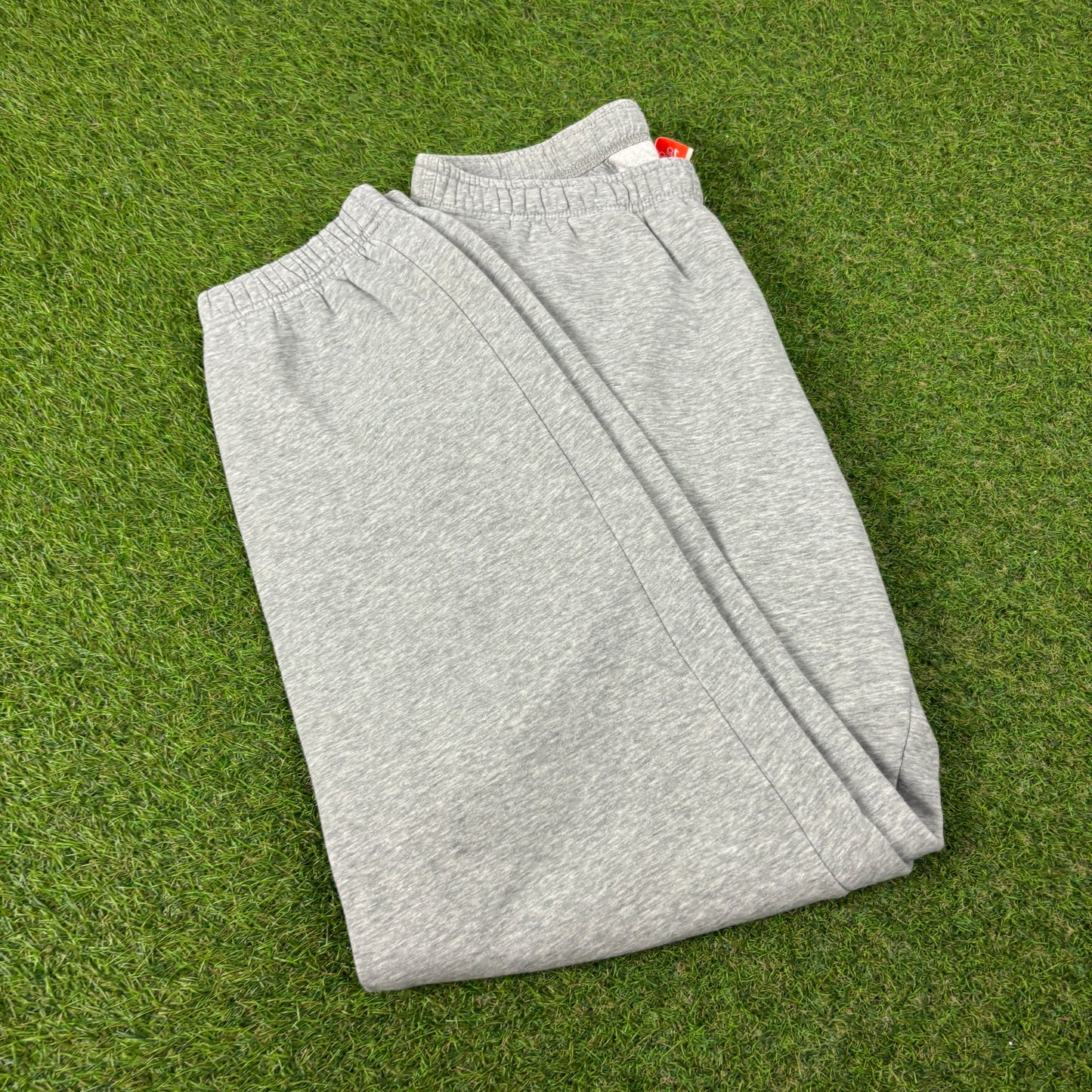 00s Nike Wide Leg Cotton Joggers Grey Medium