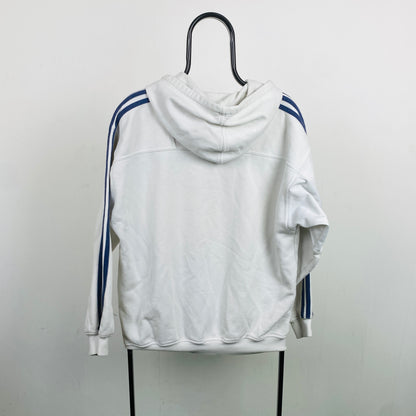 90s Adidas Hoodie White XL