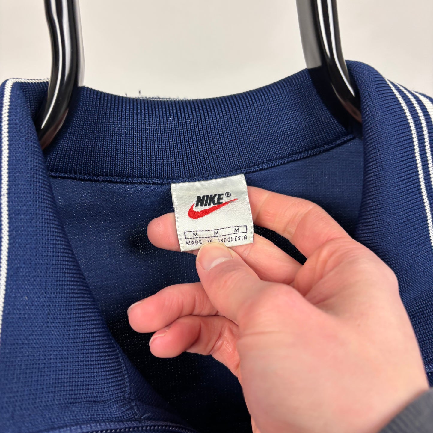 90s Nike Challenge Court Track Jacket Blue Medium