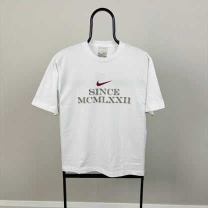 00s Nike Roman Numeral T-Shirt White Medium