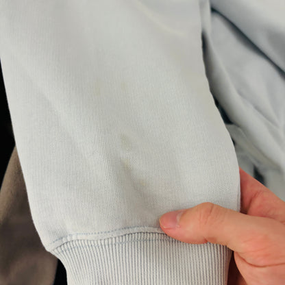 90s Nike Zip Hoodie Baby Blue XL