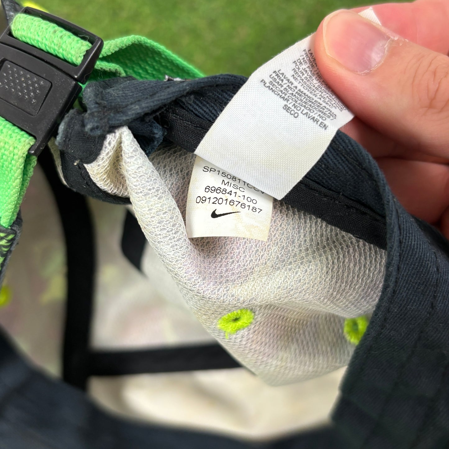 00s Nike AW84 Kobe 10 Green Vino Hat Black