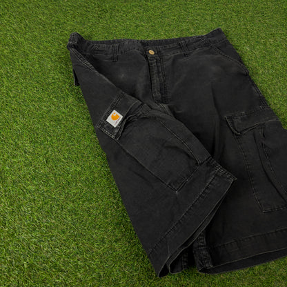 00s Carhartt Cargo Shorts Black Large