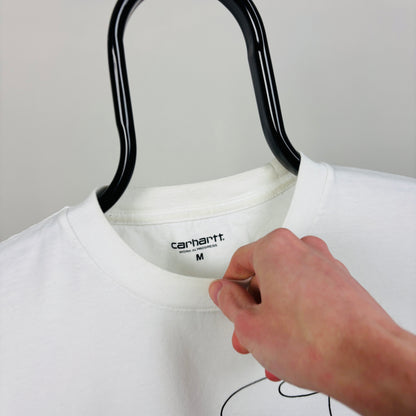 00s Carhartt Cowboy T-Shirt White Medium
