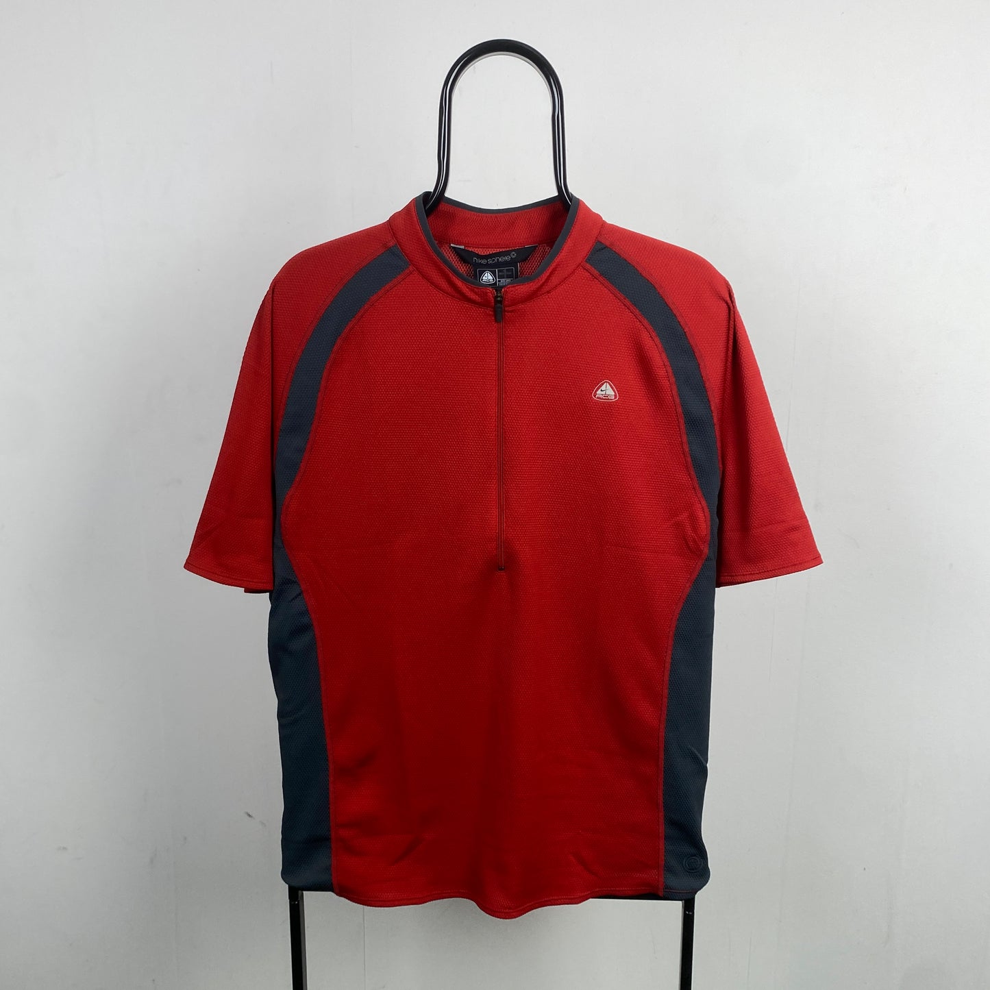 00s Nike ACG Baselayer T-Shirt Red Medium