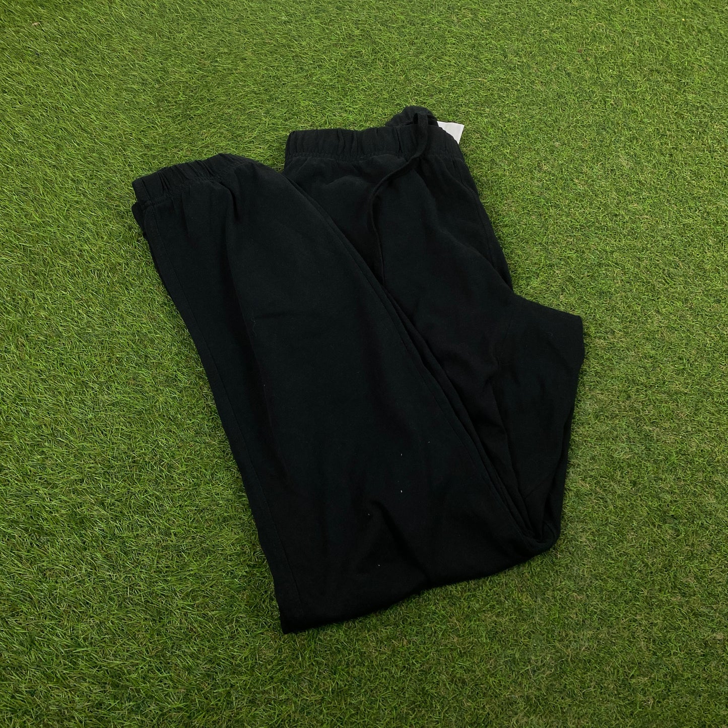 00s Nike Wide Leg Cotton Joggers Black Medium