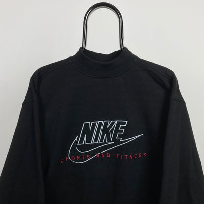 90s Nike Sweatshirt Black Small