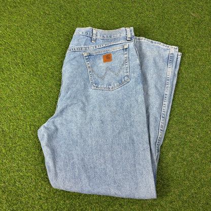 00s Carhartt Workwear Trousers Joggers Blue Large 36x34