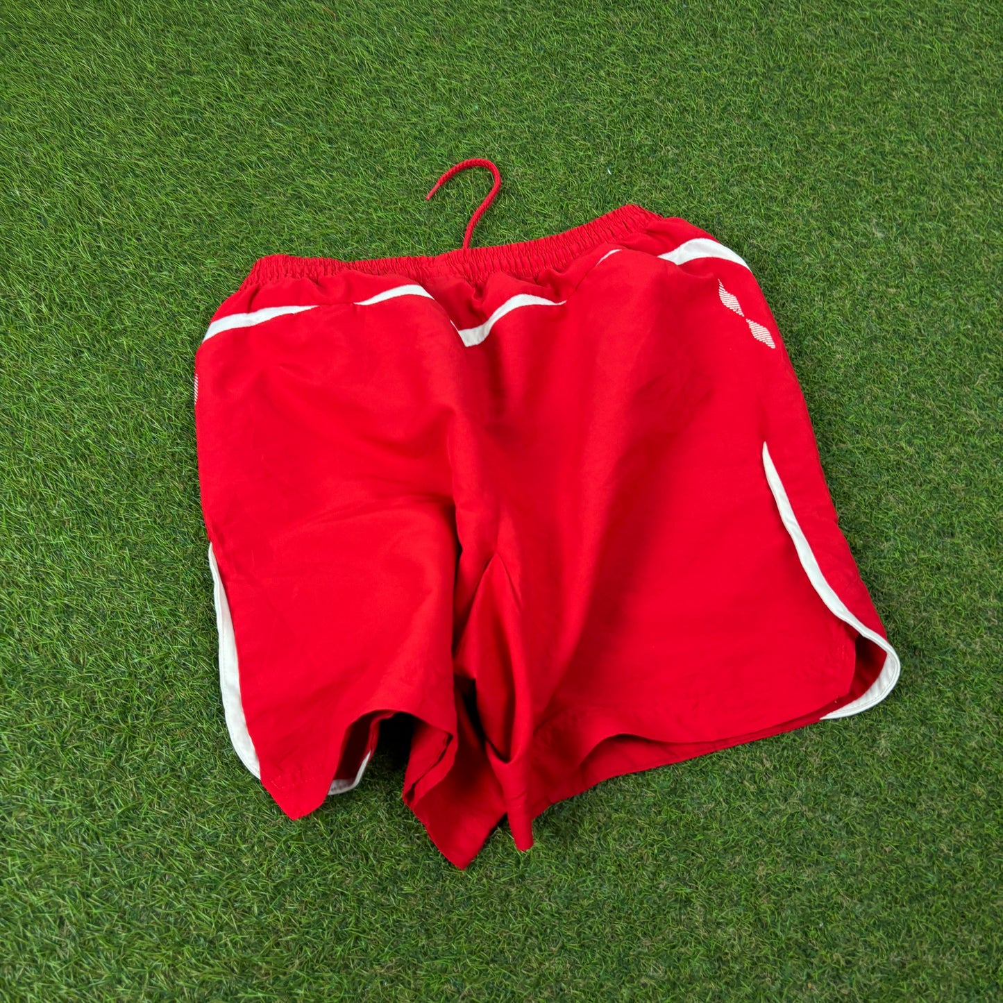 00s Umbro Football Shorts Red Small