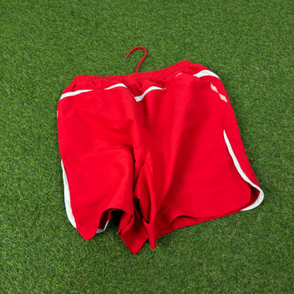 00s Umbro Football Shorts Red Small