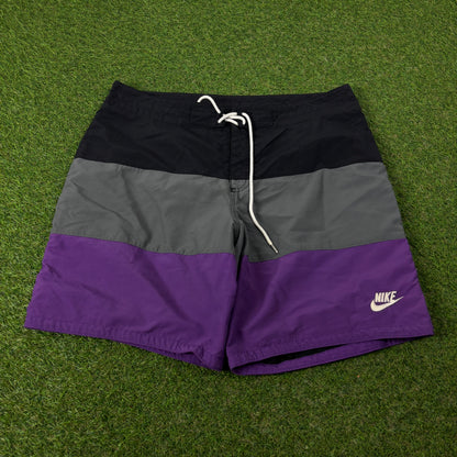 00s Nike Swim Shorts Black Large