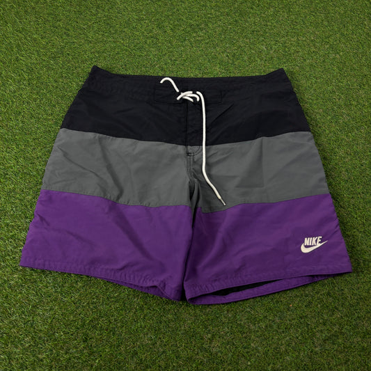 00s Nike Swim Shorts Black Large