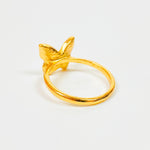 Retro Vintage Butterfly Ring Gold