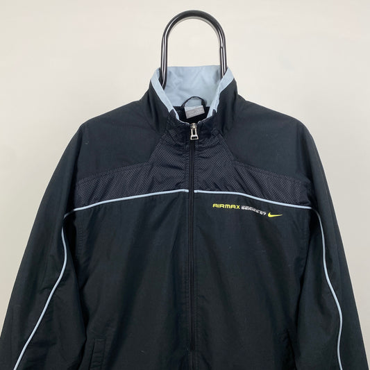 00s Nike Air Max Windbreaker Jacket Black Medium