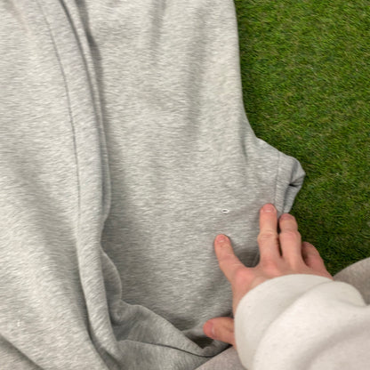 00s Nike Wide Leg Cotton Joggers Grey Large