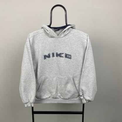 90s Nike Hoodie Grey Small