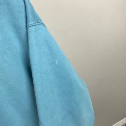 00s Nike Heavyweight Hoodie Blue Small