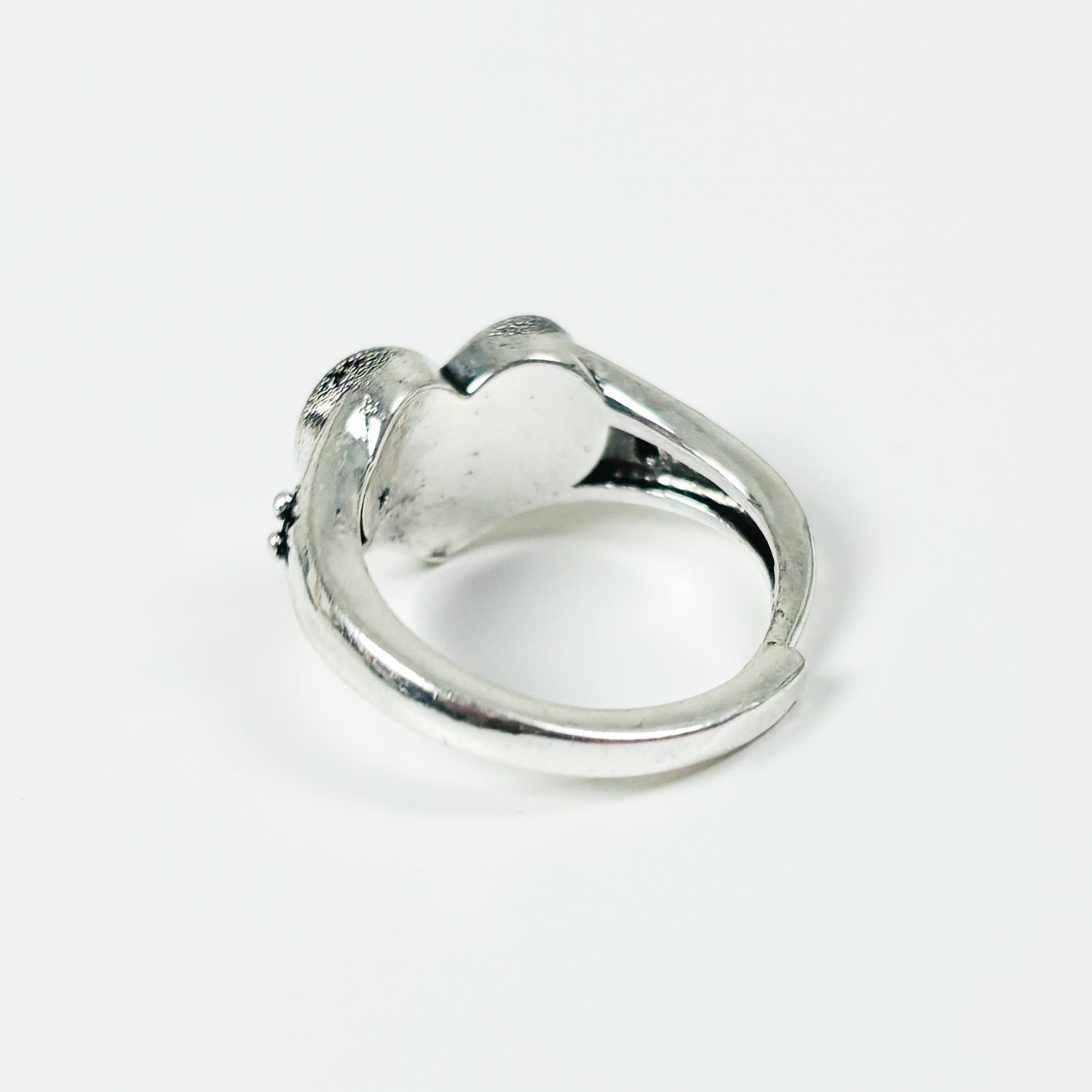 Skeleton Love Ring Silver