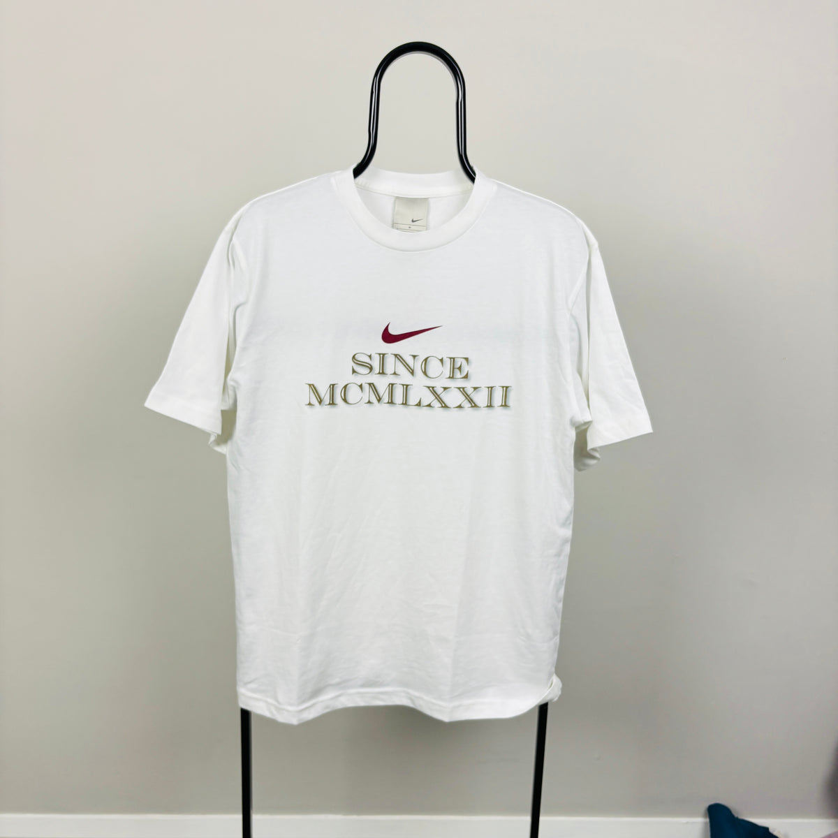 00s Nike Roman Numerals T-Shirt White Medium