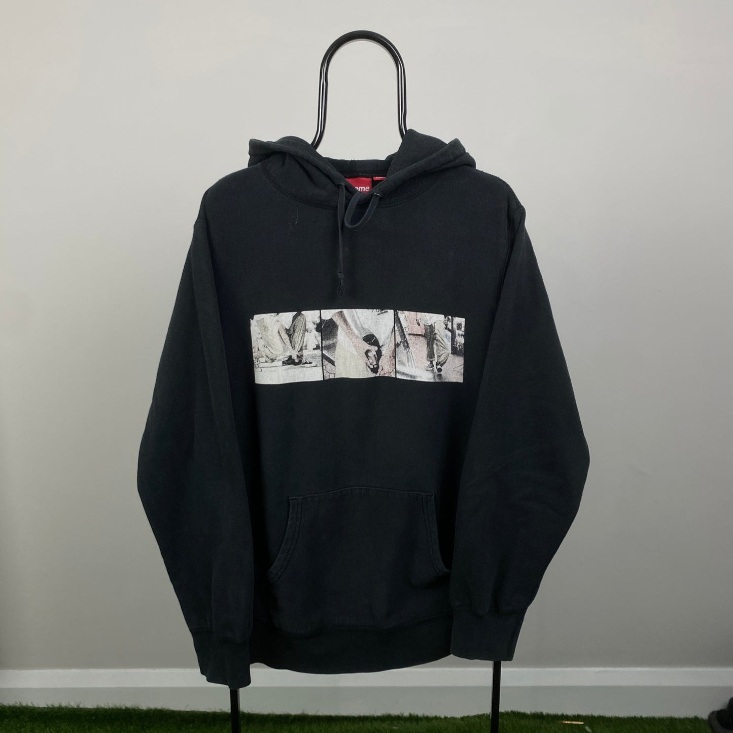 SS15 Supreme Kids Hoodie Black Large